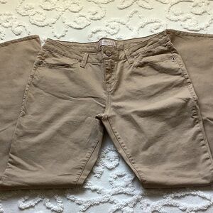 NoBo Women's Bootcut Cotton Mid-rise Five Pocket Design Stretch Khaki Jeans